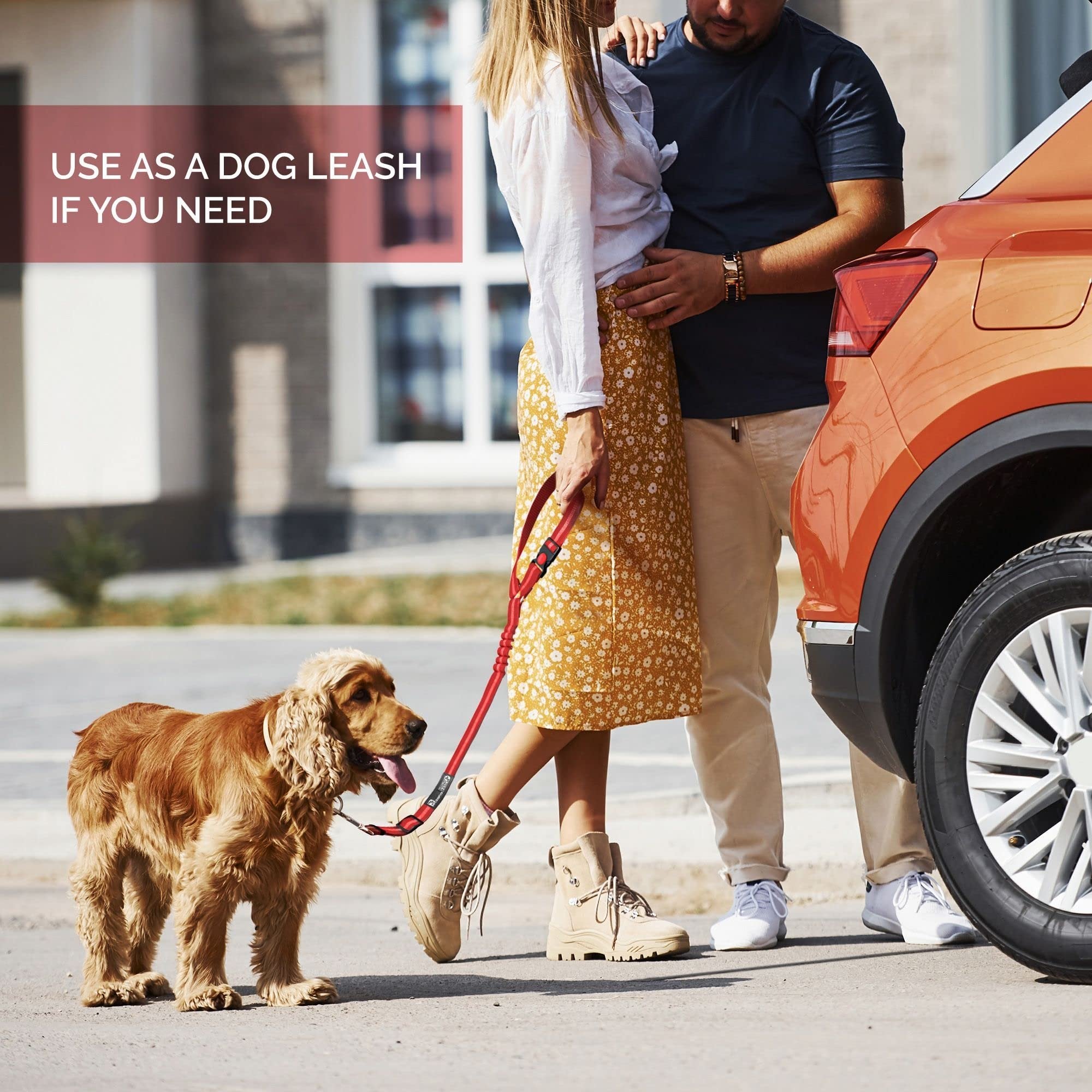 (🔥2023 HOT SALE ) - Adjustable Car Dog Leash(BUY 3 Free Shipping)